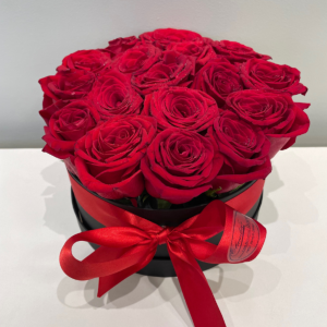 Box Rasteira de Rosas vermelhas Importadas